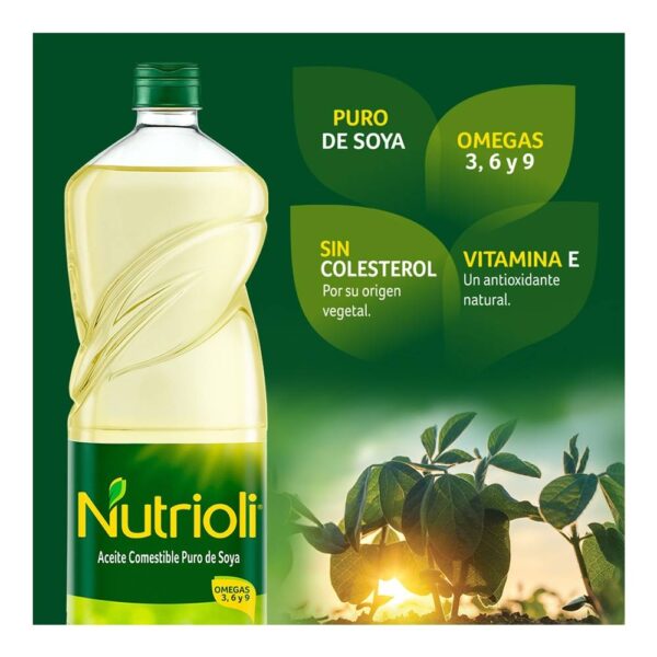 Aceite Nutrioli Puro de Soya 1.05 L - Imagen 3